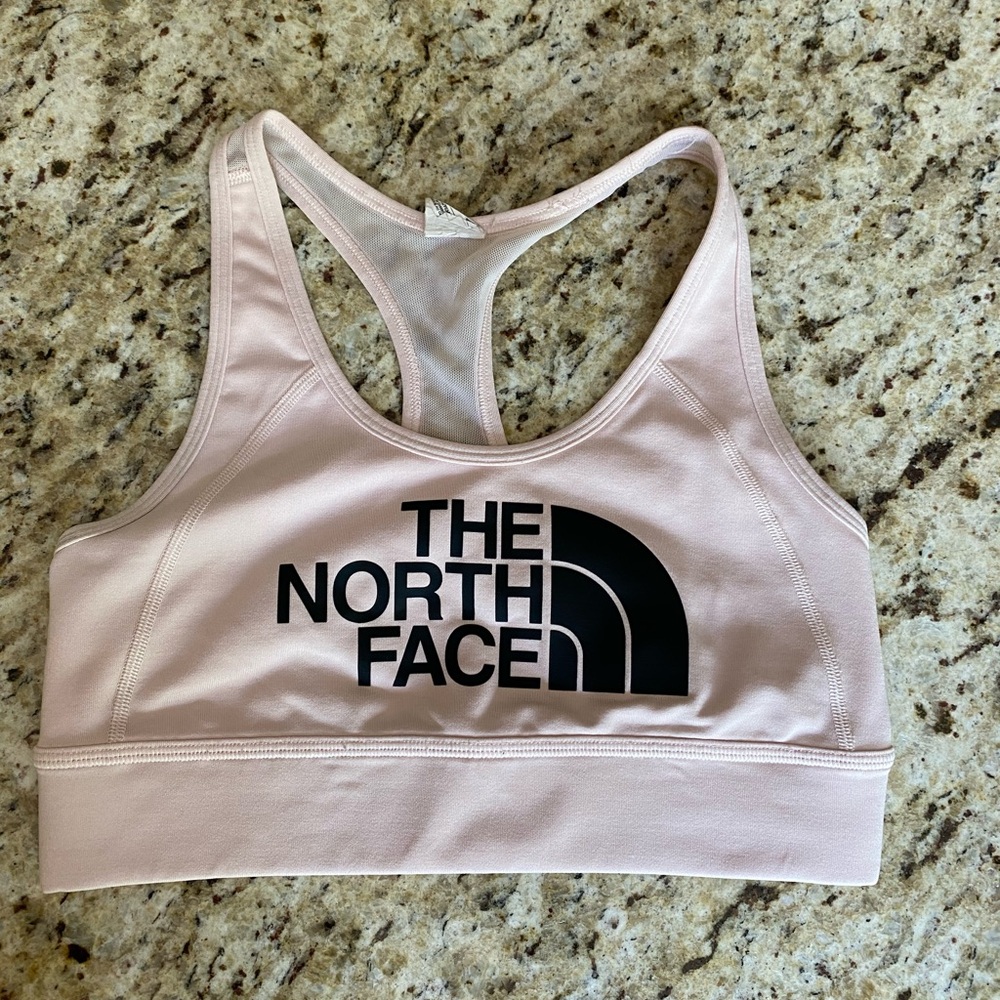 The North Face light pink size small sports bra in excellent condition